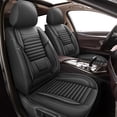 thumbnail image 1 of DIKSOAKR Car Seat Covers for Kia Seltos 2021-2024 2025 Full Set Faux Leather Seat Covers Breathble Waterproof (2 Row 5 Seat, Black), 1 of 7