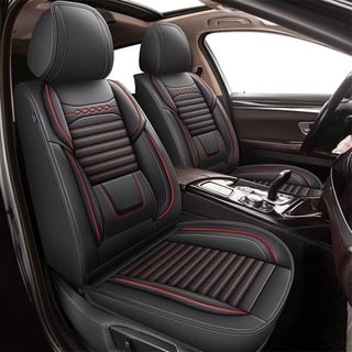 DIKSOAKR Car Seat Covers for Subaru Impreza 2012-2024 2025 Full Set Faux Leather Seat Covers Breathble Waterproof (2 Row 5 Seat, Redline)