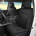 thumbnail image 1 of AOMSAZTO Custom Fit for 2022 2023 2024 2025 Toyota Tundra Seat Covers CrewMax&Double Cab, Full Set Faux Leather for Toyota Tundra Truck Pickup Car Seat Covers, 1 of 7