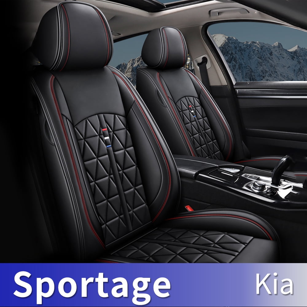 Kia Sportage 5 Seat Full Set PU Leather Car Seat Cover with Airbag Compatibility in Nepal at NPR 63537 Rating 5
