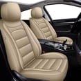 thumbnail image 1 of DIKSOAKR Prius Seat Cover Fit for Toyota Prius Accessories 2001-2015,Full Sets Waterproof Faux Leather Seat Protector,Auto Premium Interior(Beige,2 Row 5 Seats), 1 of 10