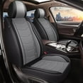 thumbnail image 1 of AOMSAZTO Front Car Seat Covers Fit for Ford Explorer 2004-2024 2025 Faux Leather Seat Covers Water Resistant Seat Protectors Luxury Auto Interior (2 Seats, Black&Grey), 1 of 7