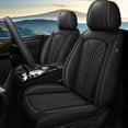 thumbnail image 1 of AOMSAZTO Front Car Seat Covers Fit for Ford Ranger 2019-2024 2025 Seat Covers Faux Leather Breathable and Waterproof Automotive Seat Covers Protector(2 PCS Front Seats,Black), 1 of 7