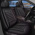 thumbnail image 1 of DIKSOAKR Full Set Car Seat Cover Fit for Nissan Murano 2011-2024: Faux Leather Seat Cushion with Lumbar Support Waterproof Seat Protector Compatible Airbag (Black)-2 Rows 5 Seats, 1 of 7