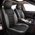 thumbnail image 1 of DIKSOAKR Car Seat Covers Full Set Fit for Ford Ranger(Not Fit Raptor) 2019-2026 5 Seats Waterproof Leather Front and Back Car Seat Covers Protectors Grey,Full Set(2 Row 5 Seats), 1 of 9