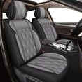 thumbnail image 1 of AOMSAZTO Seat Covers Fit for Hyundai Azera 2006-2017 Car Seat Covers Full Set 5 Seats Faux Leather Waterproof Seat Cushion Protector Compatible Airbag ( 5 Seats, Black&Grey), 1 of 7