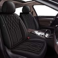 thumbnail image 1 of DIKSOAKR Seat Covers Fit for Volkswagen VW Passat 2002-2024 2025 Full Set Leather Seat Covers Breathable Waterproof Vehicle Seat Cushion (2 Row 5 Seat, Black), 1 of 7