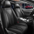 thumbnail image 1 of DIKSOAKR Seat Covers Full Set Fit For Acura ILX 2013-2019 Waterproof Car Seat Covers 5 Seats Leather Front and Rear Seat Covers（Black）, 1 of 7