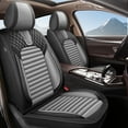 thumbnail image 1 of DIKSOAKR Seat Covers Full Set Fit For Mazda CX-5 2013-2025 Breathable and Waterproof Car Seat Covers 5 Seats Leather Gray Front and Rear Seat Covers（Black&Grey）, 1 of 7