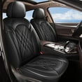 thumbnail image 1 of DIKSOAKR Seat Covers for Infiniti QX50 2014-2025 Full Set 5 Seats, Faux Leather Seat Cover Waterproof Scratch Resistant Seat Protector Airbag Compatible (Black), 1 of 7