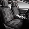 thumbnail image 1 of DIKSOAKR Seat Covers for Kia Optima 2002-2020 Full Set 5 Seats, Waterproof Faux Leather Seat Cover Ergonomic Seat Covers Airbag Compatible Automotive Accessories(Black&Grey), 1 of 7