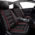 thumbnail image 2 of Universal PU Leather Full Set Car Seat Covers – 5/7 Seats, Front & Rear, Airbag Friendly & Water-Resistant 2 of 5