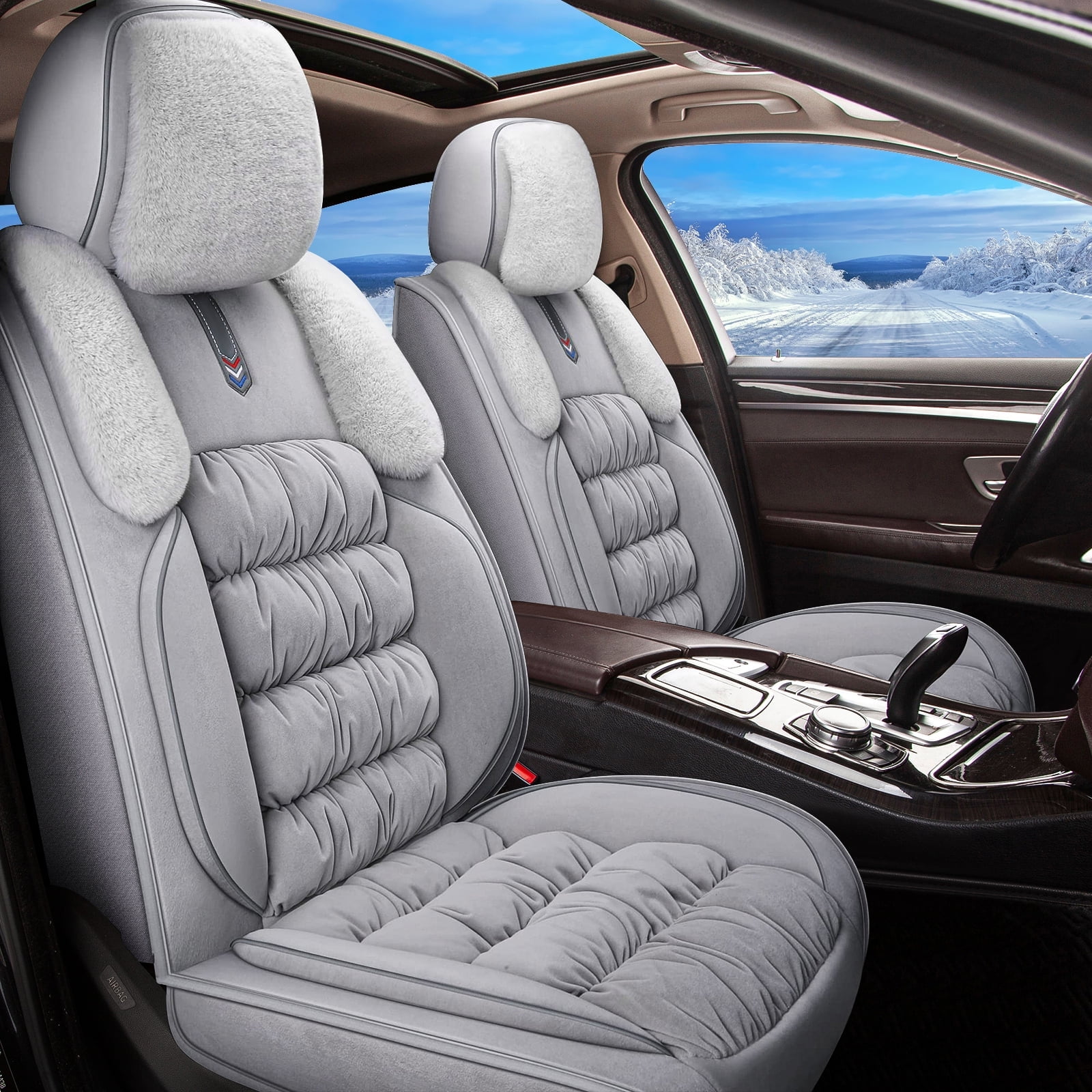 AOMSAZTO Winter Car Seat Covers Fit for Hyundai Kona 2018-2024 2025 ...