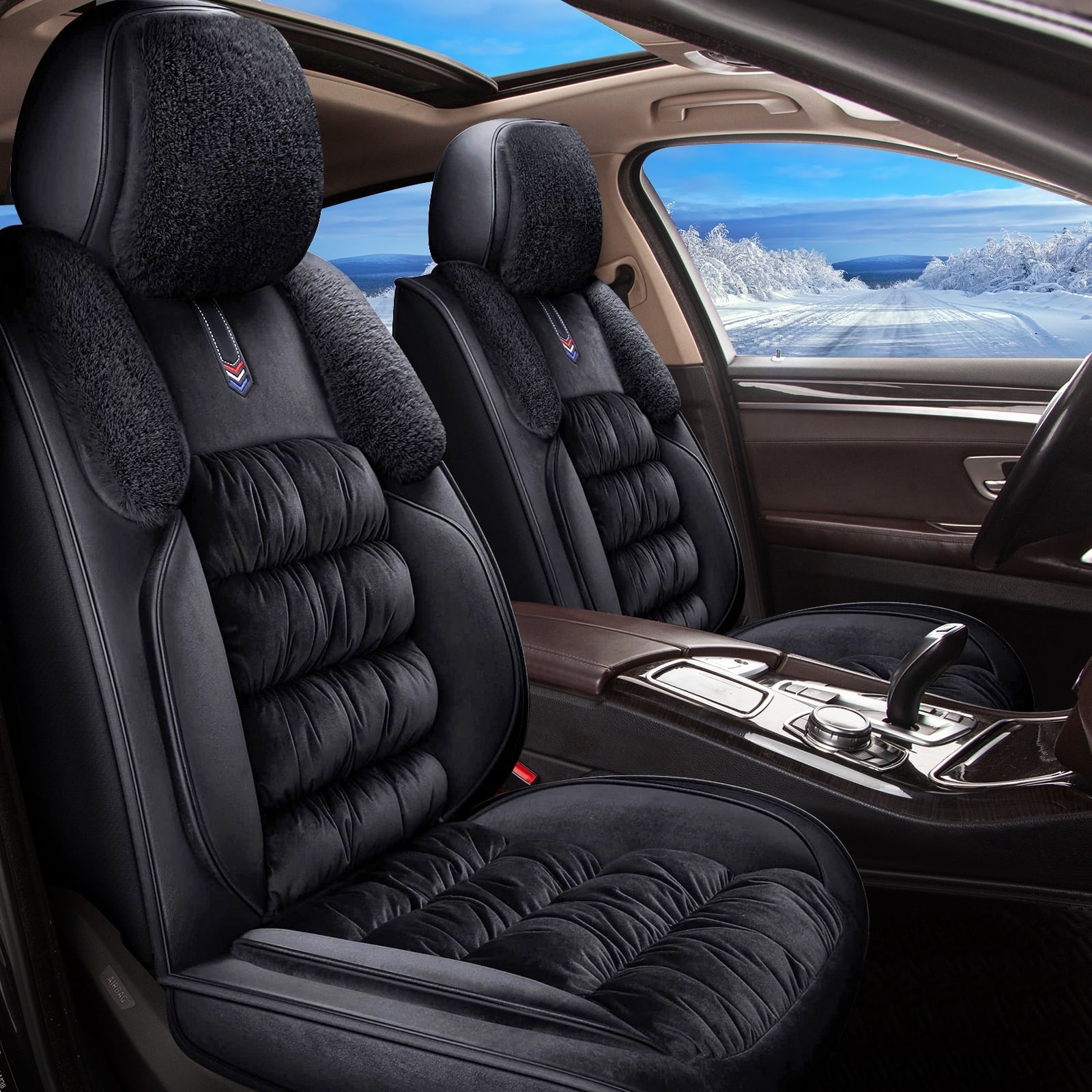 Best HD Pictures about  Fuzzy Car Seat Covers  with No AI Images