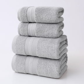 AOMXGD 4 Pcs Bath Towels Set For Bathroom Thick Soft Absorbent Towel Set Of 4 Household Wash Face Gift Towel