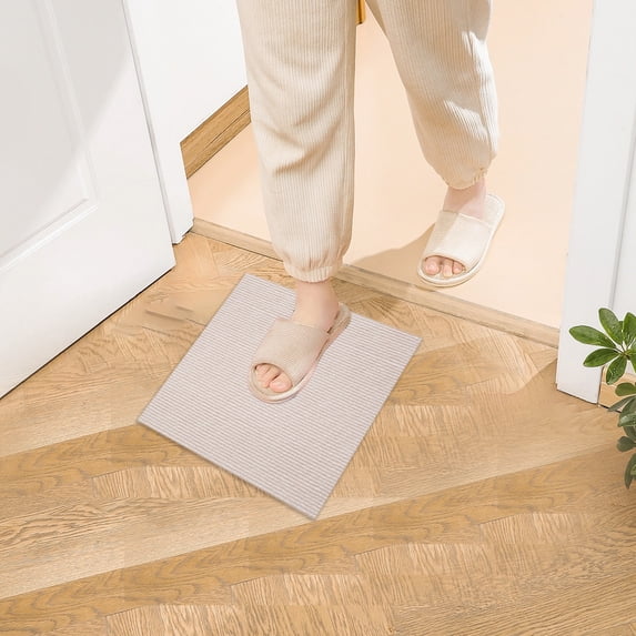 AOMXGD Bathroom Rugs Mat 20x20, Patchwork Carpet DIY Glue- Floor Mat, Quick Dry, Machine Washable Bath Mats for Bathroom Floor, Tub And Shower, Home Decor Accessories, MultiColor