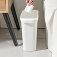 AOMXGD Bathroom Trash Can Contactless Trash Can Large Capacity Trash