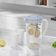 thumbnail image 1 of AOMXGD Clear Plastic Pitcher With Lid Clear Water Pitcher For Cold Drinks Iced Tea Pitcher For Lemonade Iced Tea Milk Beverages, 1 of 6