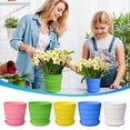 thumbnail image 1 of AOMXGD Colourful Plastic Flower Pot, Home Office Decor Gardening Bonsai Planting Basic Pot, 1 of 7