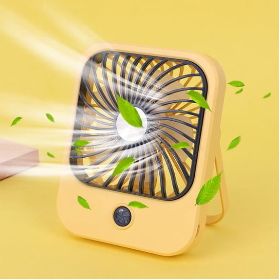 AOMXGD Desk Fan USB Powered Small Portable Fan, Adjustable Speeds Powerful Mini Personal Fan, Quiet Plug In USB Fans for Desktop Bedroom Office Table Travel
