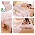 thumbnail image 1 of AOMXGD Floral Toile Farmhouse Cooling Comforter, Washable Quilt Lightweight Breathable Summer Blanket for Bed & All Season, 1 of 8