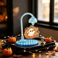 thumbnail image 1 of AOMXGD Halloween Acrylic Desktop Ornament, Pumpkin Ghost Tabletop Decor Stand With Replaceable Pendants For Shelf Mantel Holiday Decoration, 1 of 6