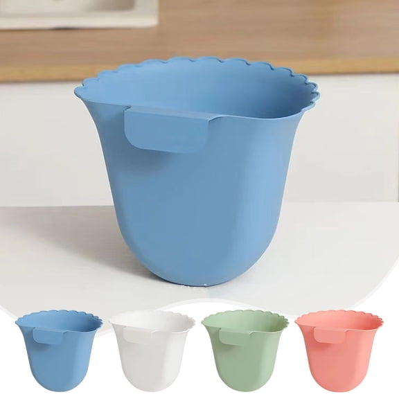 AOMXGD Kitchen Wall-Mounted Trash Can, Plastic Food Scrap Bin for Kitchen Counter and Under Sink