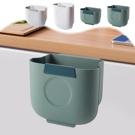 AOMXGD Kitchen Wall-Mounted Trash Can, Plastic Food Scrap Bin for Kitchen Counter and Under Sink