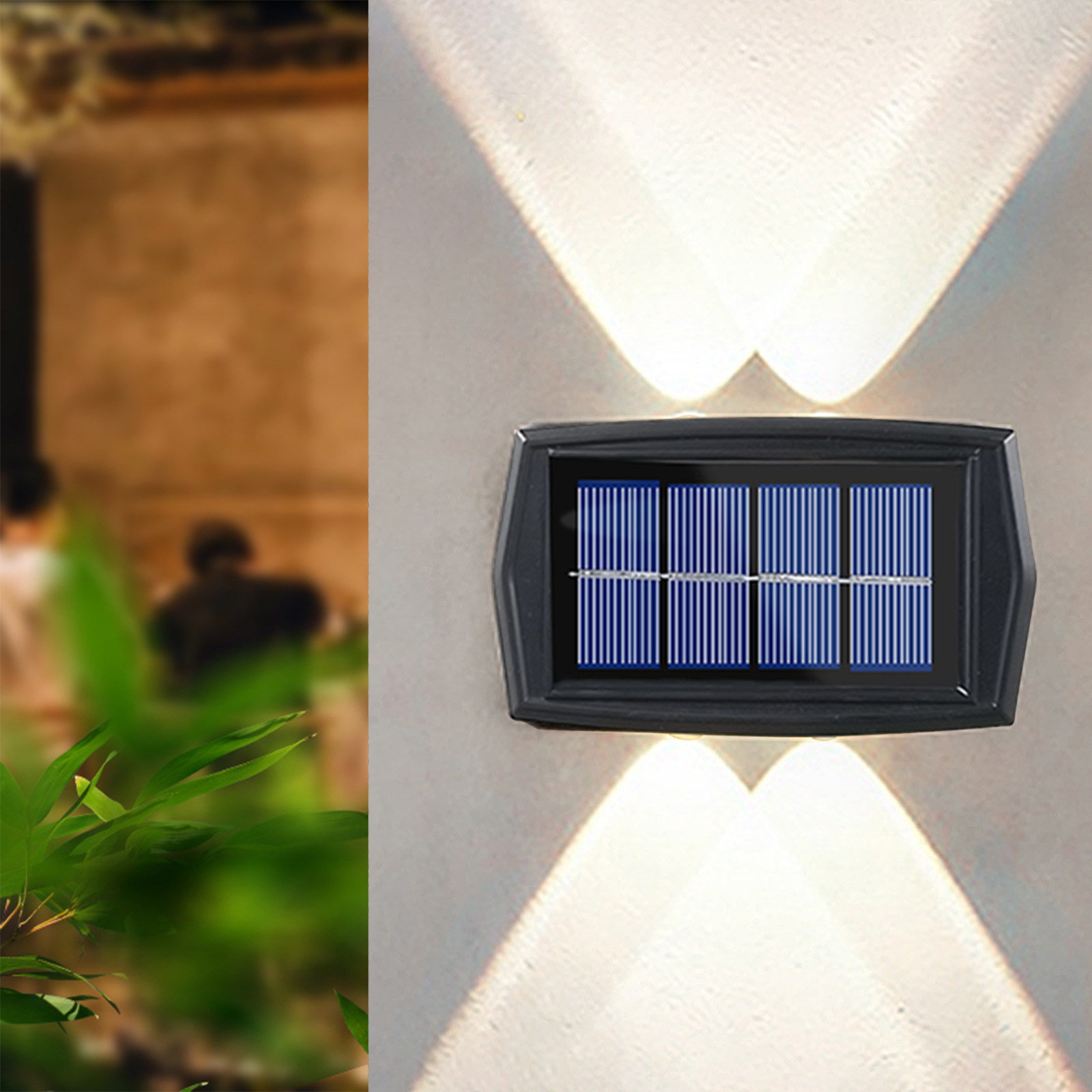 AOMXGD LED Outdoor Solar Lights, Land-scape Spotlights, Garden Lights ...