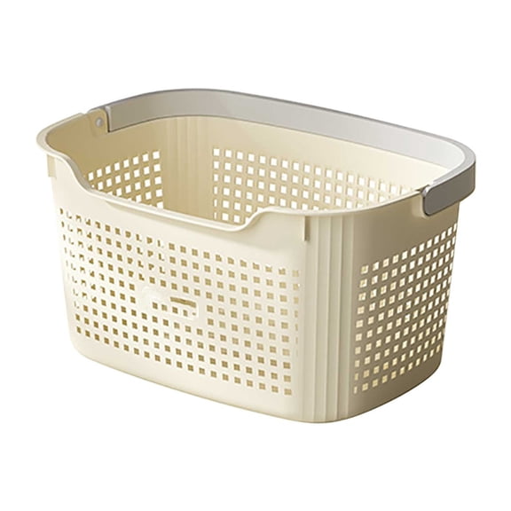 AOMXGD Laundry Basket, Portable Washing Basket With Handle, Perforated, breathable laundry basket Storage Container for Laundry Room, Bedroom