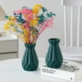 thumbnail image 1 of AOMXGD Matte-Finish Ruffled Ceramic Vase, Hydroponic Ceramic Vase, Living Room Decoration, Home Office Decor Vase, 1 of 6