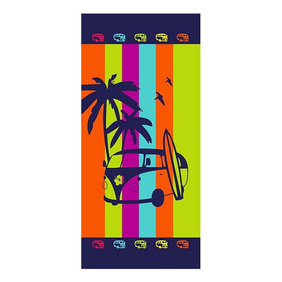 AOMXGD Microfiber Beach Towel - Quick Dry Sandproof for Travel Swimming Super Lightweight | Colorful | 30x60 Inch | Multi-Purpose for Pool Gym Camping