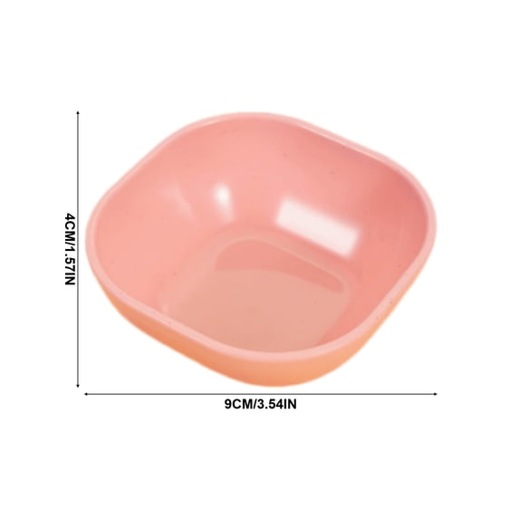 AOMXGD Mini Plastic Serving Bowls, Compact Rounded Small Bowls For Condiments Desserts Snacks, Kitchen Party Catering Tableware