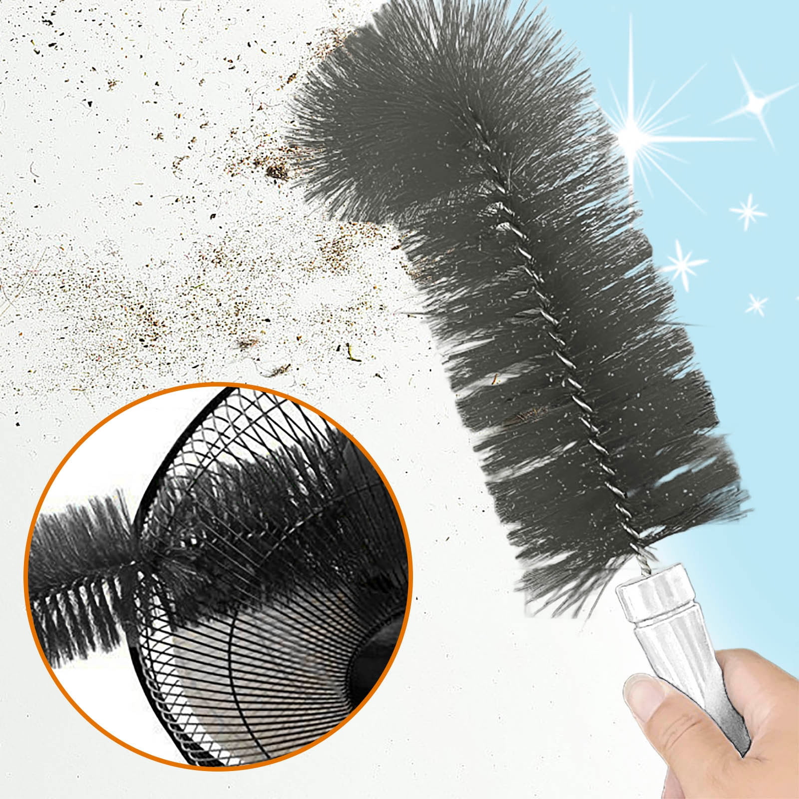 AOMXGD Multifunctional Nonremoval Fan Special Cleaning Brush Electric