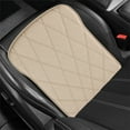 thumbnail image 1 of AOMXGD Perforated Leather All-Season Universal Car Seat Cushion, Non-Slip Auto Seat Pad With Embroidery & Storage Pocket, 1 of 7