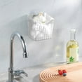 thumbnail image 1 of AOMXGD Soft plastic kitchen storage basket with adhesive backing for use in the kitchen and fridge, 1 of 6