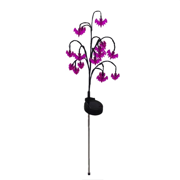 AOMXGD Solar Powered Wrought Iron Bee Stake Lights, Decorative Branch Light Outdoor Garden Decorative Grass Lights for Yard & Pati