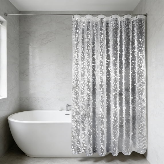 AOMXGD Solid Color Textured Shower Curtain, Waterproof And Proof No ...