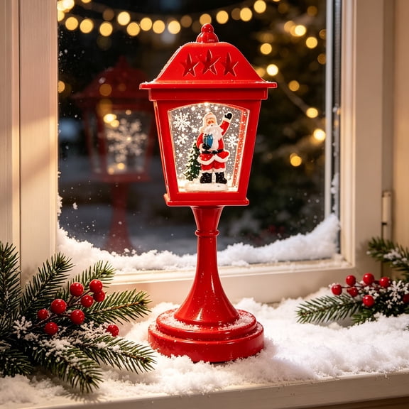 AOMXGD Trophy Shaped LED Christmas Decor Lamp, Warm Glow Desktop Night Light For Indoor Table Shelf Holiday Party Display And Gifting
