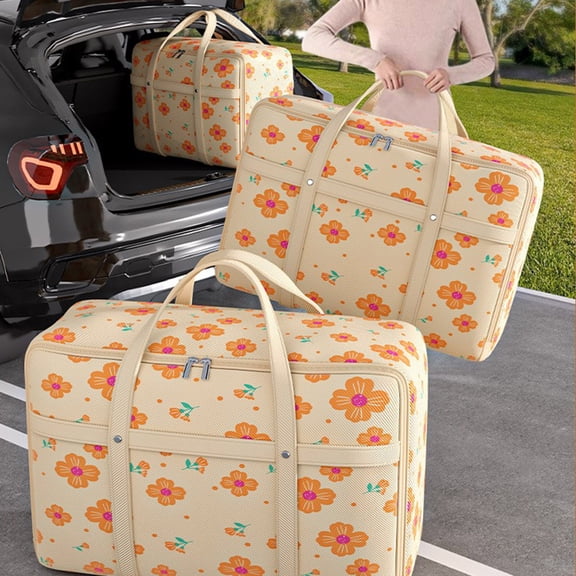 AOMXGD Washable Non-Woven Drawstring Storage Sacks, Moist Resistant Foldable Laundry Organizer Bags for Bedding, Garments, Blankets, Indoor Storage & Travel Luggage Sorting