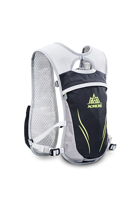 5.5L Running Hydration Vest Backpack Lightweight & Breathable for Hiking Cycling, Gray