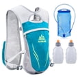 thumbnail image 1 of AONIJIE 5.5L Running Hydration Vest Backpack with 1.5L Water Bladder & 2*250ML Bottle, Green, 1 of 9