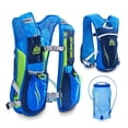 thumbnail image 1 of AONIJIE 5.5L Running Hydration Vest Backpack with 1.5L Water Bladder, Blue, 1 of 8