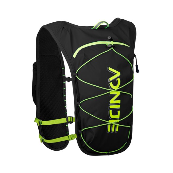 AONIJIE 5L Lightweight Hydration Pack Reflective Running Vest Adjustable Buckle(Black)
