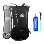 AONIJIE 5L Running Hydration Vest Backpack with 500ml BPA Free Soft Flask