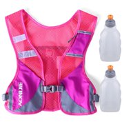 AONIJIE 5L Ultralight Running Vest Hydration Backpack مع زجاجة ماء 250 مل ، وردة