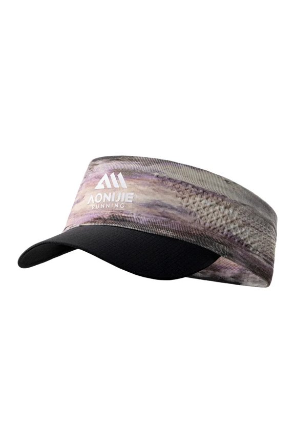 E4619 Running Visor Hat for Men Women 42g Ultralight Open-Top Sun Cap with Long Brim Breathable Foldable for Hiking Gym