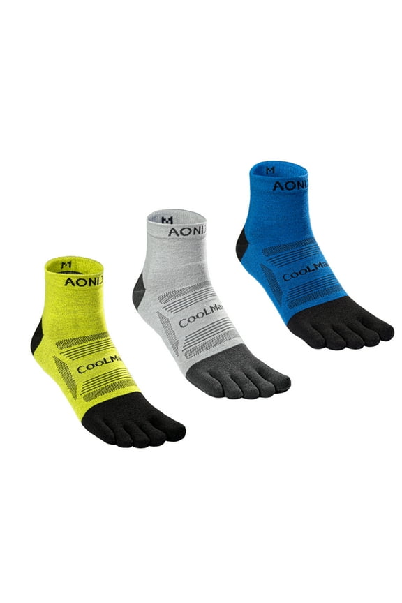 E4840 Unisex Upgraded Sports Toe Socks for Marathon Training Running