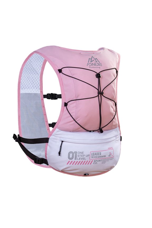 Hydration Backpack Vest 5L Multifunctional Outdoor Running Backpack Pink