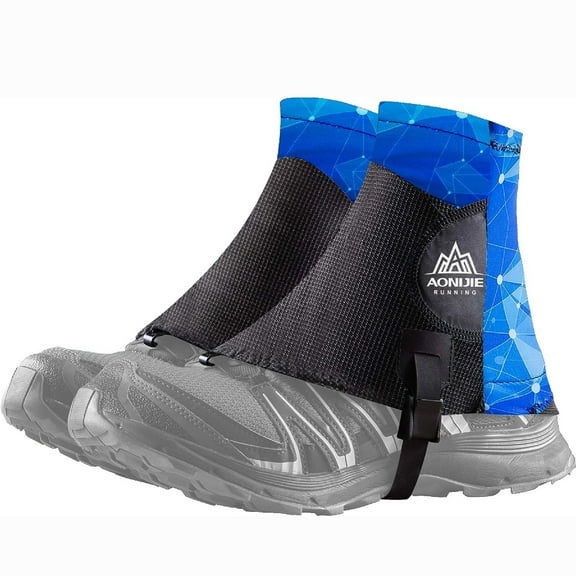 AONIJIE Low Trail Gaiters Reflective Ankle Gators Protective Shoe Covers with UV Protection